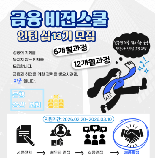금융권 인턴 취업하기