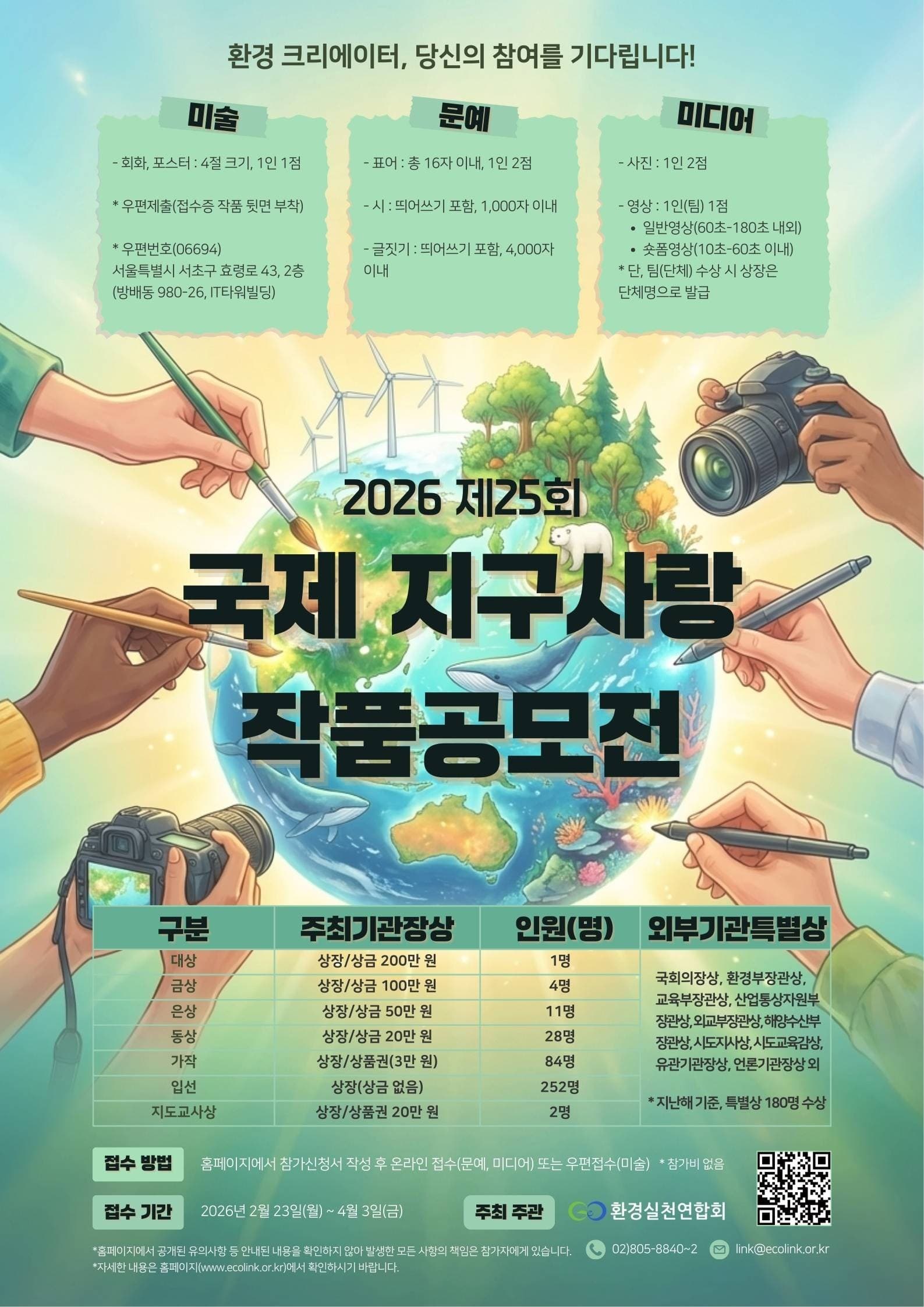 제25회 국제 지구사랑 작품공모전