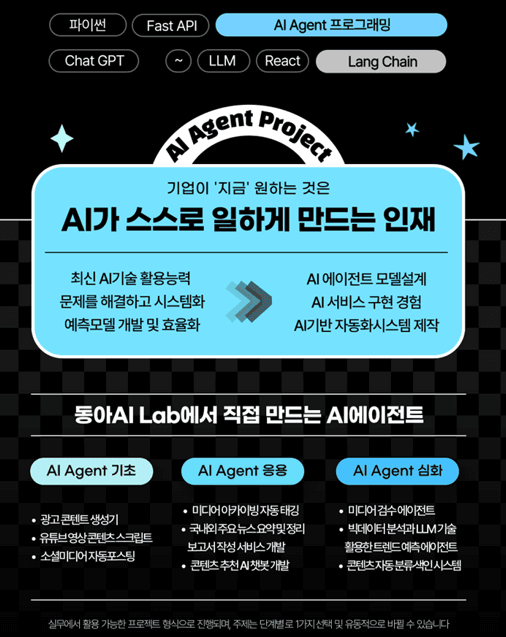 바이브코딩활용 AI국비지원 온라인 화상 실시간교육 (동아일보 AI LAB)