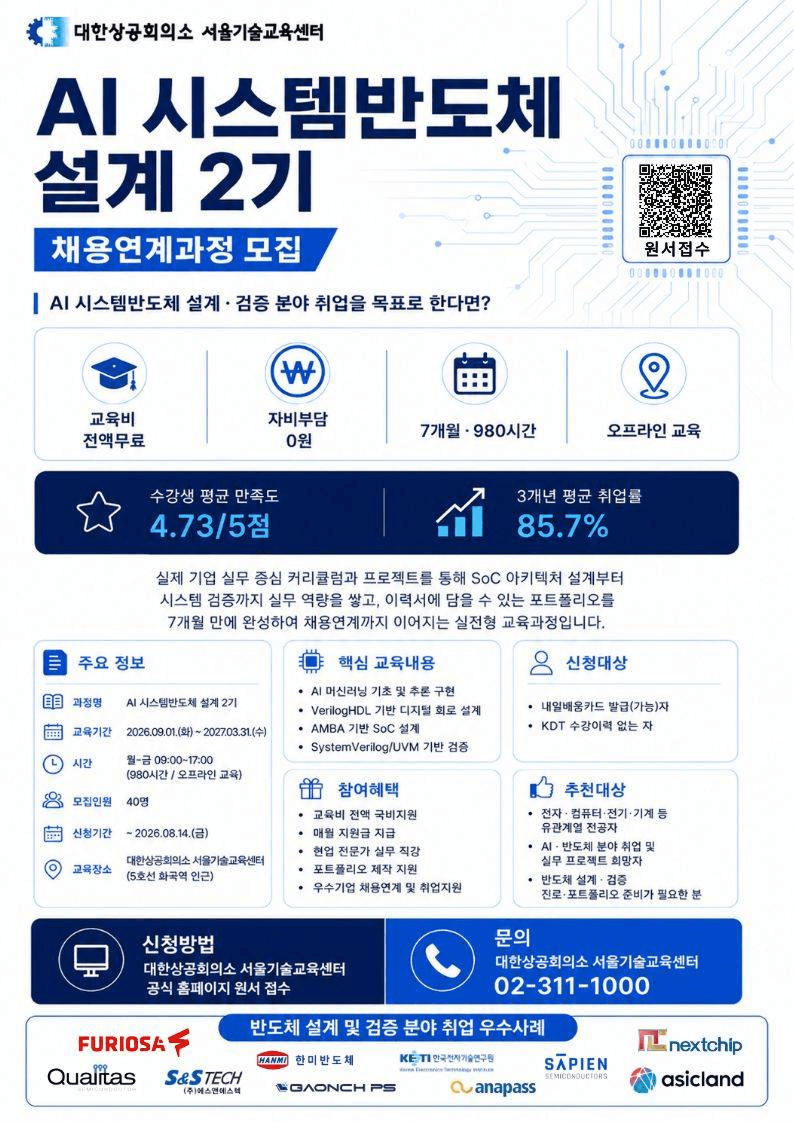 AI 시스템반도체 설계 2기