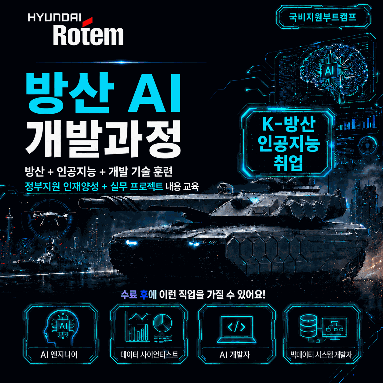방산 AI 인공지능 개발과정 국비지원 교육