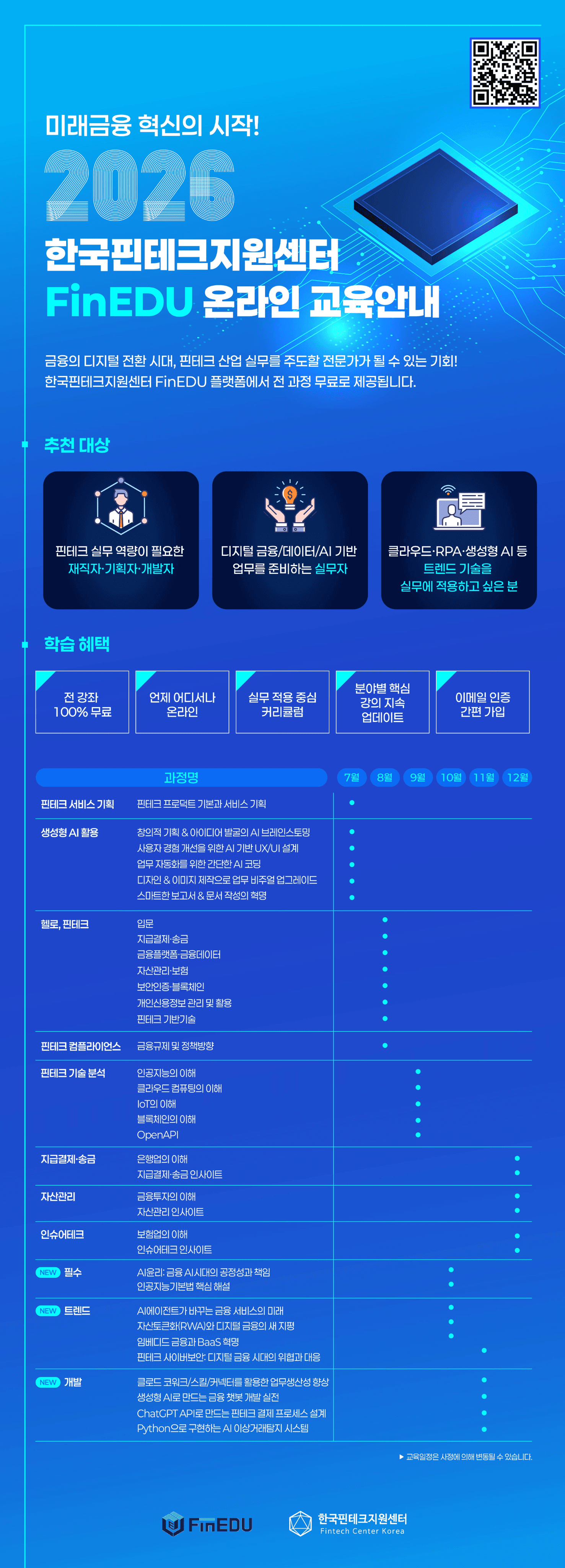 2026 FinEDU 온라인 과정 수강생 모집