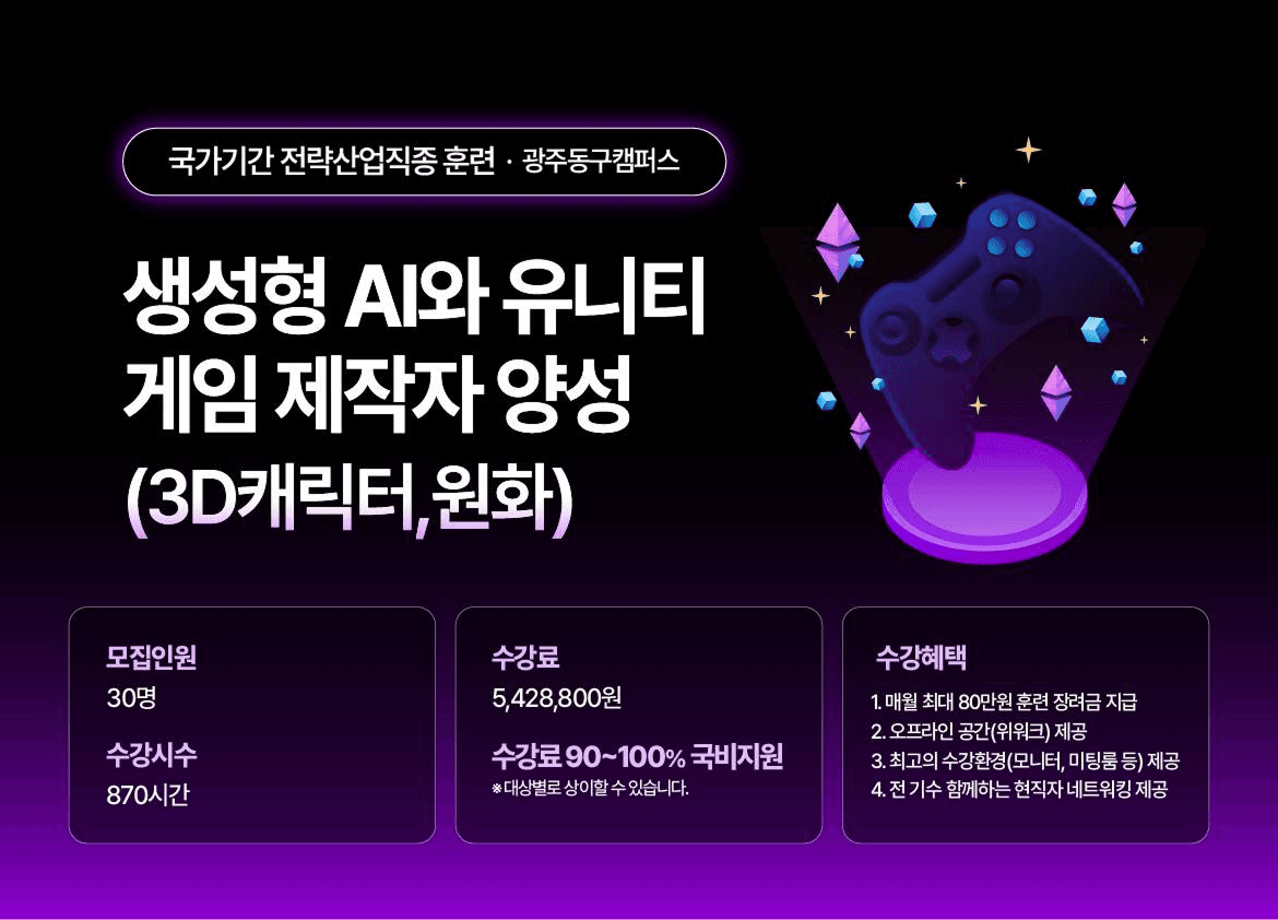 생성형 AI와 유니티 게임제작자 양성