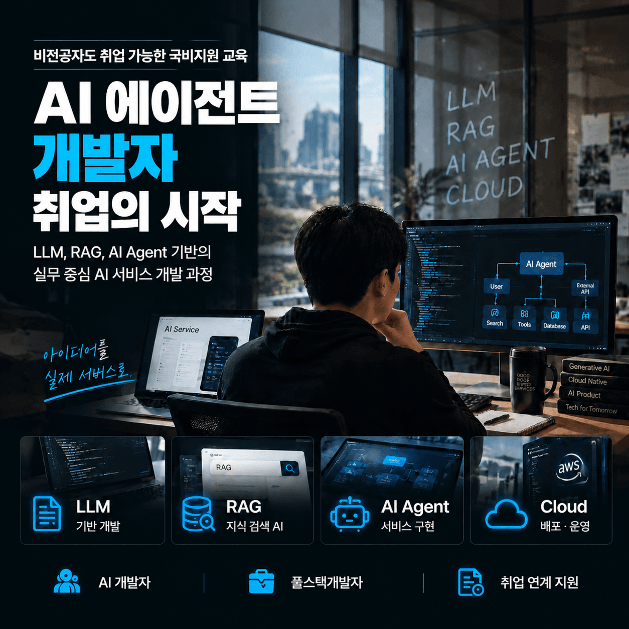AI 에이전트 개발자 취업연계형 국비지원