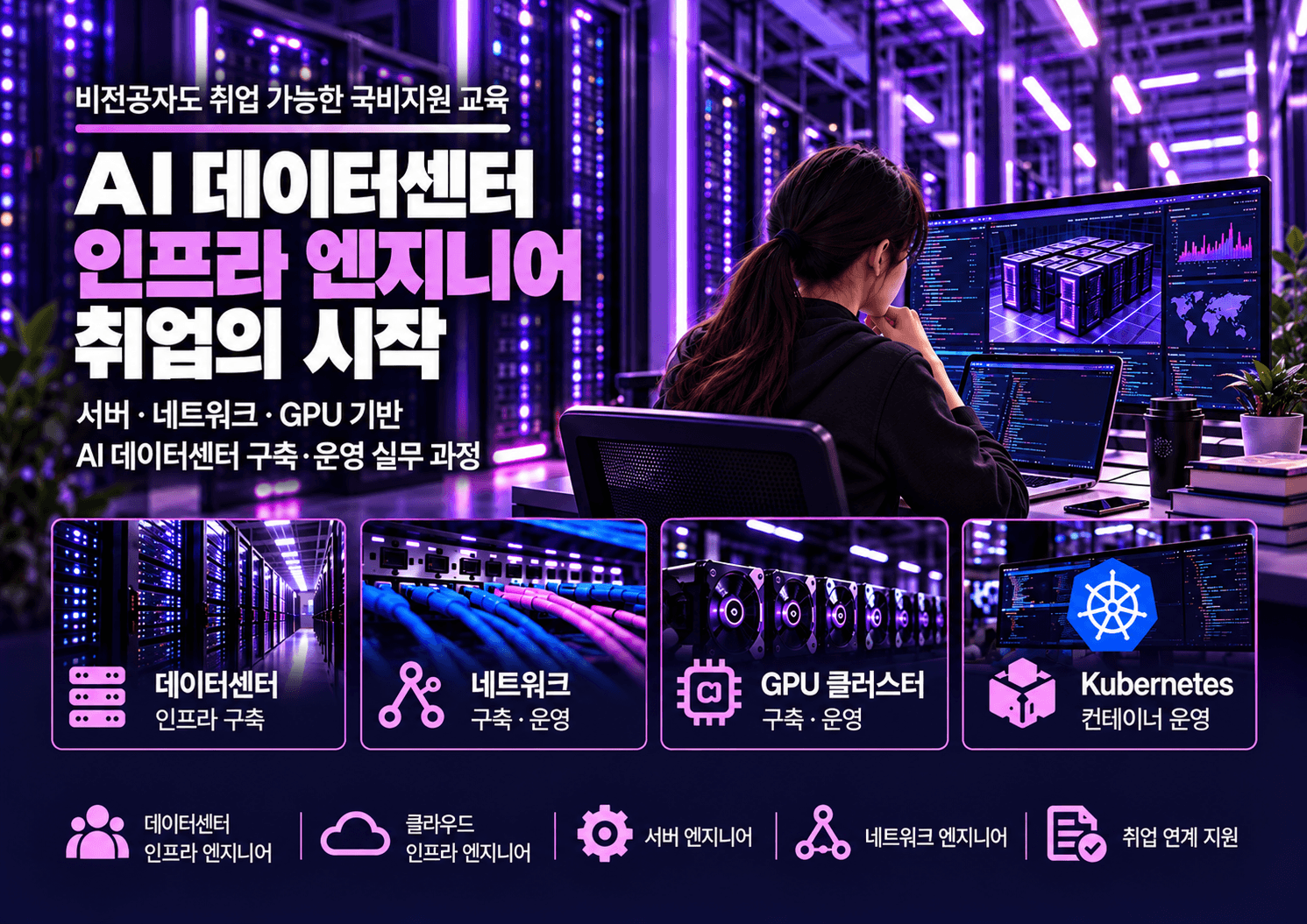 데이터센터 구축 및 인프라 설계 엔지니어 :: KT클랑루드 부트캠프 교육과정